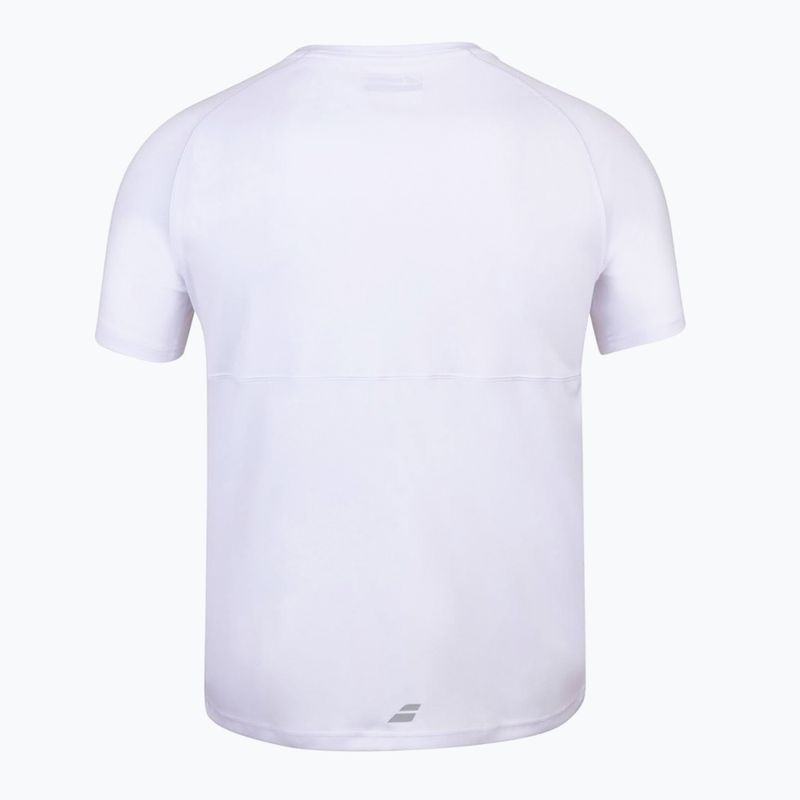 Мъжка тениска за тенис Babolat Play Crew Neck white 3MP1011 2