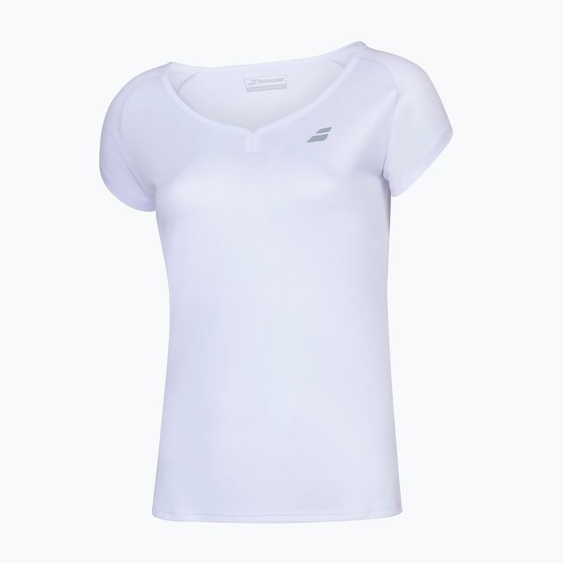 Дамска тениска Babolat Play Cap Sleeve white/white