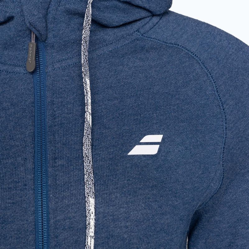 Дамски тенис суитшърт Babolat Exercise Hood estate blue heather 3