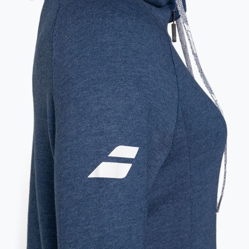 Дамски тенис суитшърт Babolat Exercise Hood estate blue heather 4