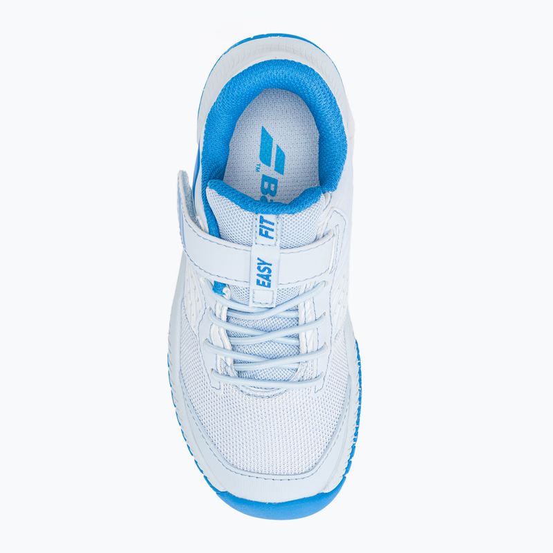 Babolat 21 Pulsion AC детски обувки за тенис бяло/синьо 6