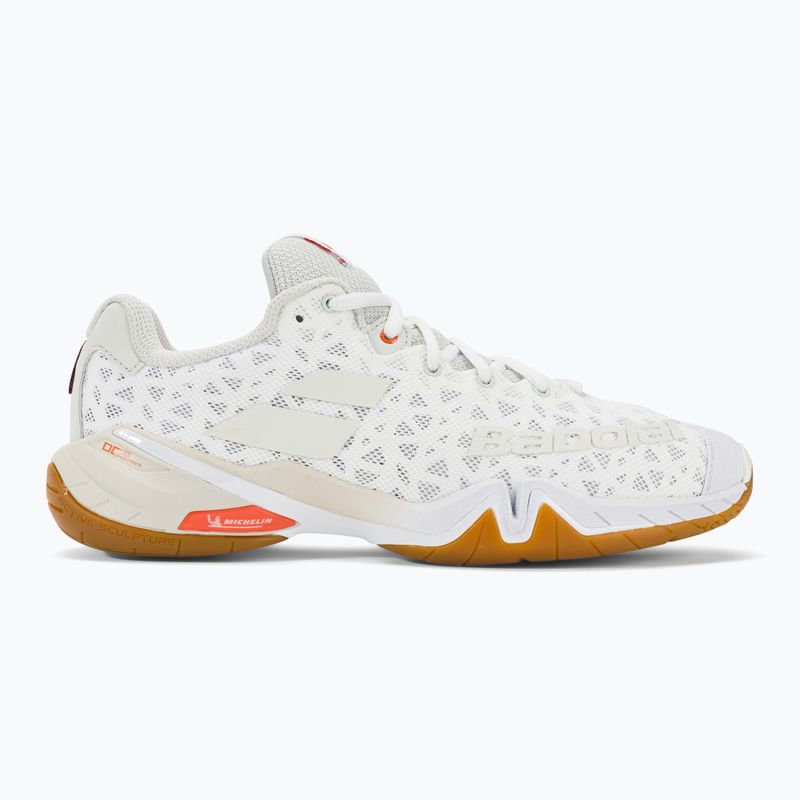 Мъжки обувки за бадминтон Babolat 22 Shadow Tour white/light grey 2