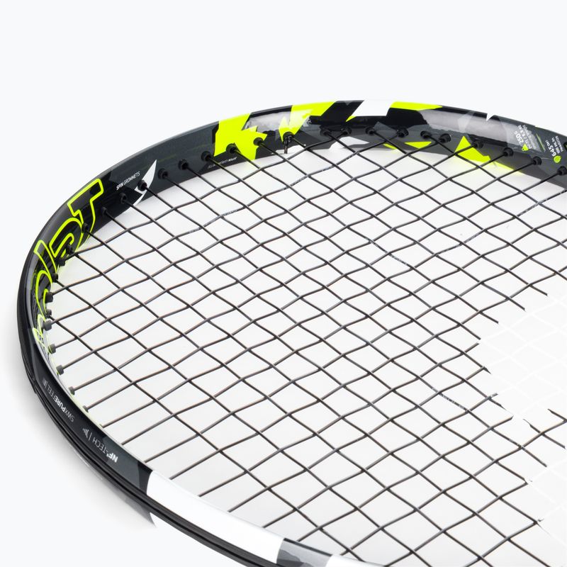 Детска тенис ракета Babolat Pure Aero Junior 26 сиво-жълта 140465 6
