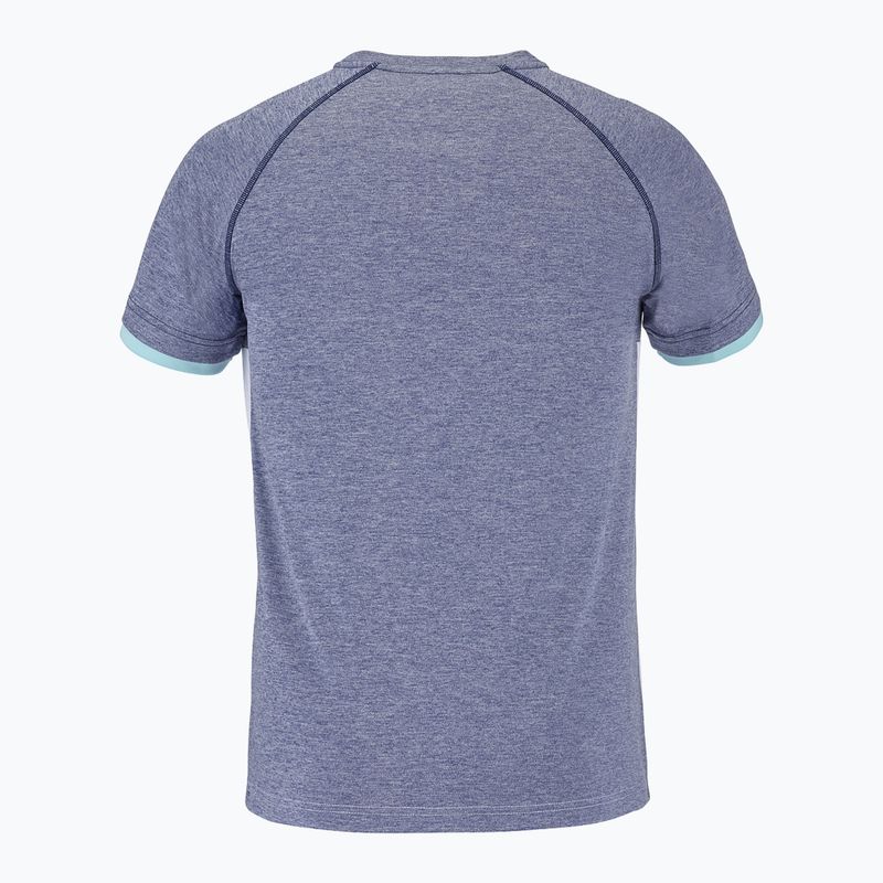 Мъжка тениска за тенис Babolat Play Crew Neck бяло и синьо 3MTE011 2