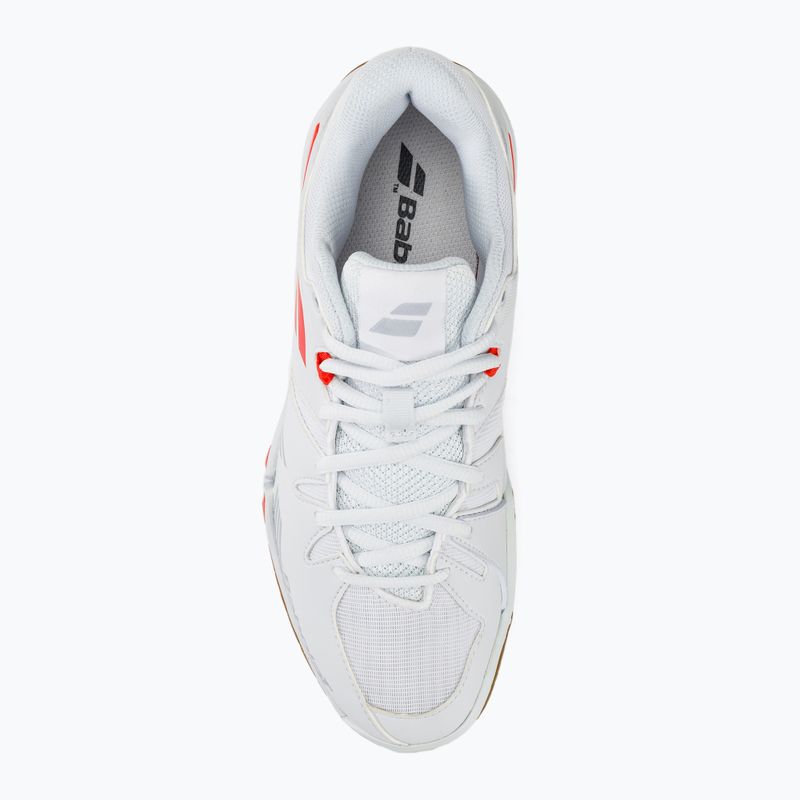 Дамски обувки за бадминтон Babolat Shadow Spirit white/lavender 5