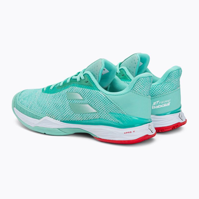 Babolat Jet Tere Clay дамски обувки за тенис yucca/white 3