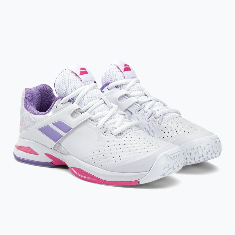 Детски обувки за тенис Babolat Propulse All Court бели 32S23884 4