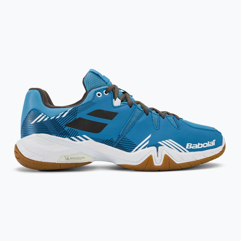 Мъжки обувки за бадминтон Babolat Shadow Spirit blue/black 2