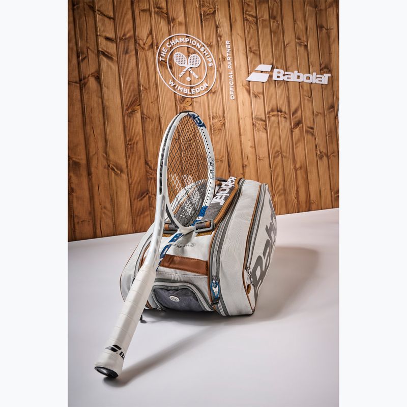 Ракета за тенис Babolat Boost Wimbledon white/grey/blue 12