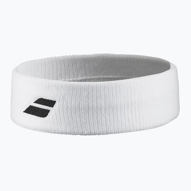 Лента за глава Babolat Logo white/white