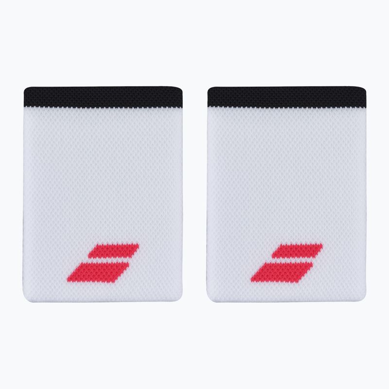 Лента за китка Babolat Logo Jumbo 2 бр. white/strike red