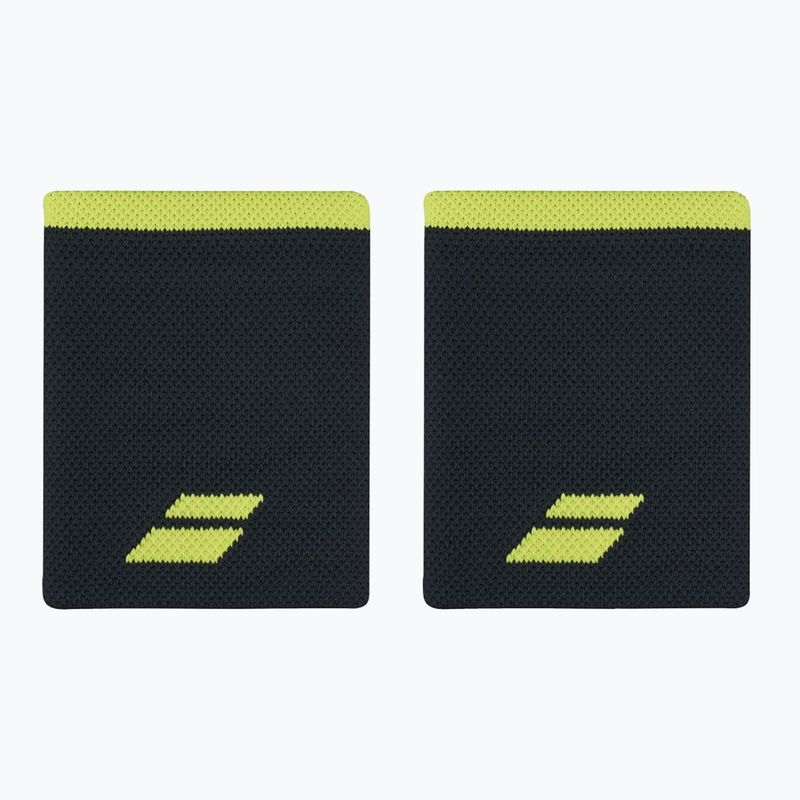 Хавлиен накитник Babolat Logo Jumbo Wristband 2 бр. black/aero