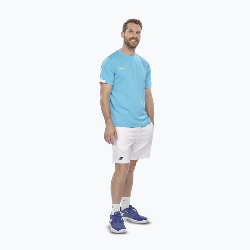 Мъжка тениска Babolat Play Crew Neck cyan blue