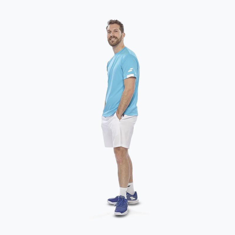 Мъжка тениска Babolat Play Crew Neck cyan blue 4