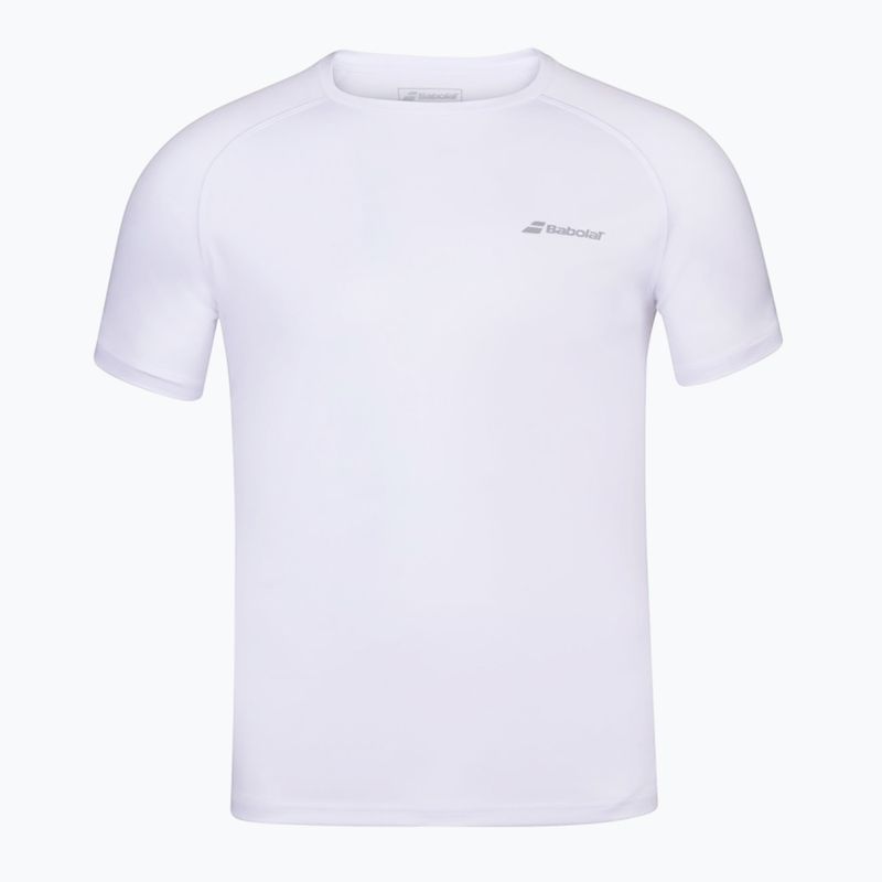 Детска тениска Babolat Play Crew Neck white/white
