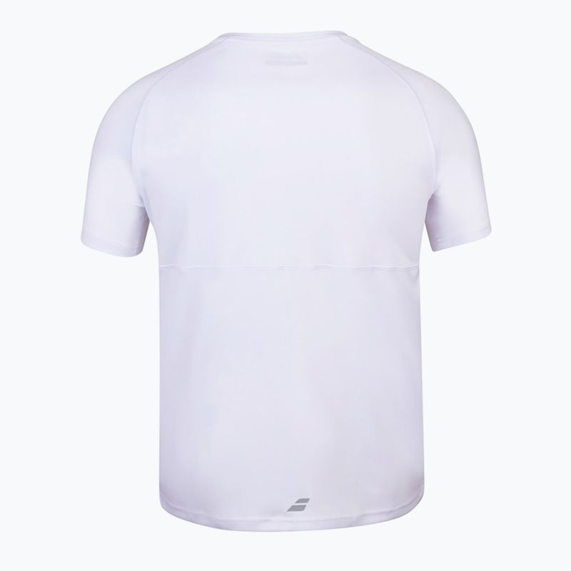 Детска тениска Babolat Play Crew Neck white/white 3
