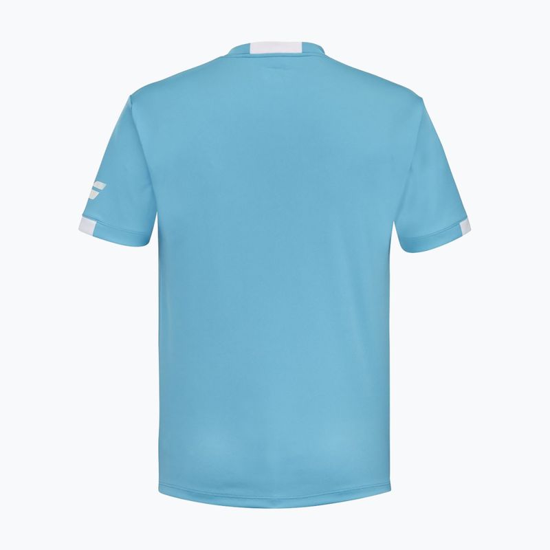 Детска тениска Babolat Play Crew Neck Jr cyan blue 2