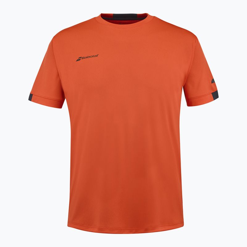 Детска тениска Babolat Play Crew Neck Jr fiesta red