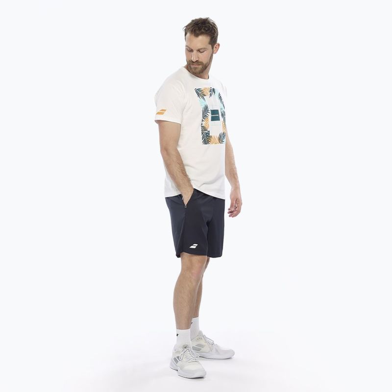Мъжка тениска Babolat Exercise Message 1000 white/white 4