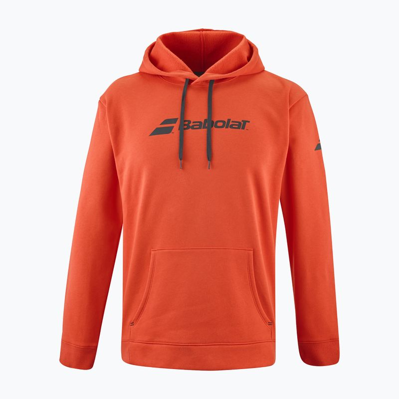 Мъжки тенис суитшърт Babolat Exercise Hood Sweat fiesta red