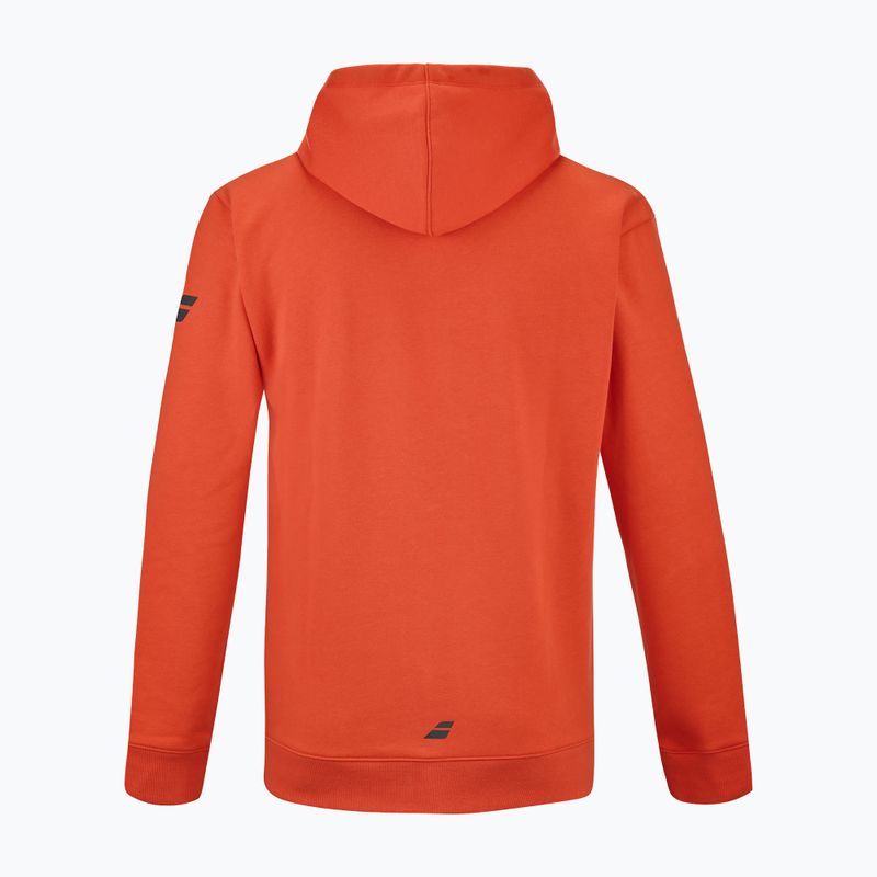 Мъжки тенис суитшърт Babolat Exercise Hood Sweat fiesta red 2