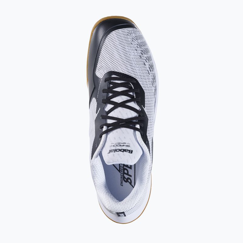 Мъжки обувки за бадминтон Babolat Shadow Spirit 2 white/ black 12