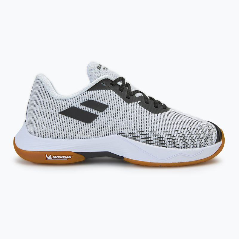 Мъжки обувки за бадминтон Babolat Shadow Spirit 2 white/ black 2