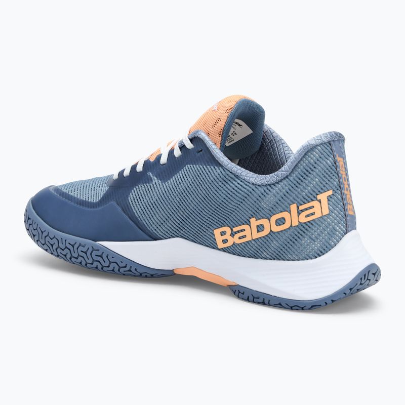 Дамски обувки за бадминтон Babolat Shadow Spirit 2 grey/ coral 3