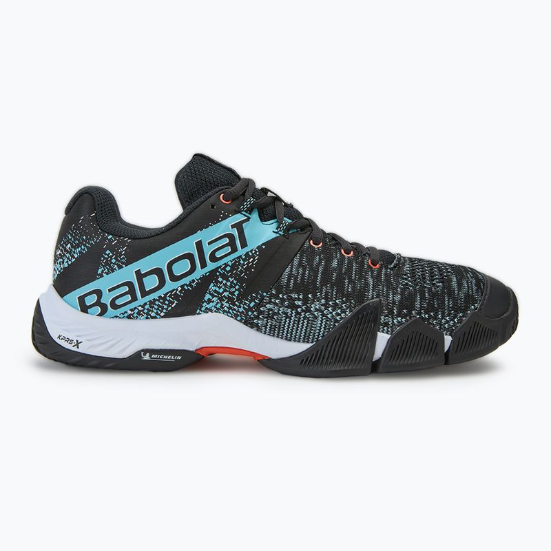 Мъжки обувки за падел Babolat Movea black/ light blue 2
