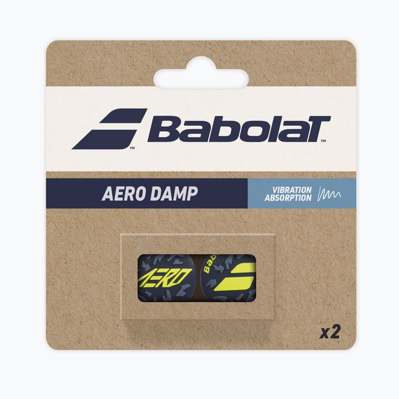 Вибрационни амортисьори Babolat Aero Damp 2 бр. grey/ yellow
