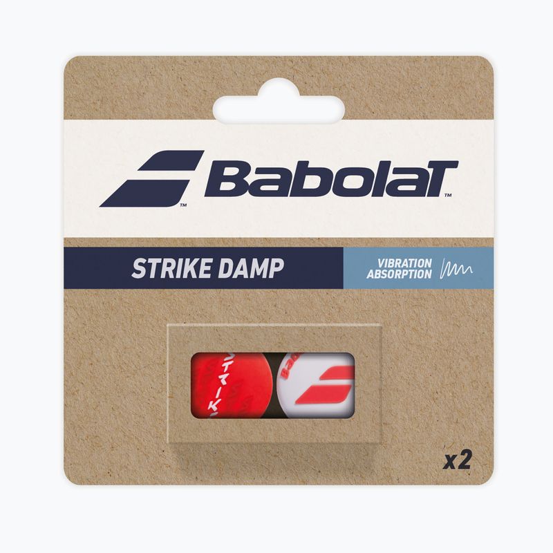 Вибрационни амортисьори Babolat Strike Damp 2 бр.  red/ white