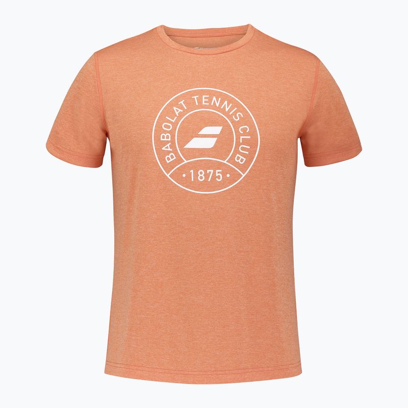 Мъжка тениска Babolat Exercise Graphic vibrant orange hthr