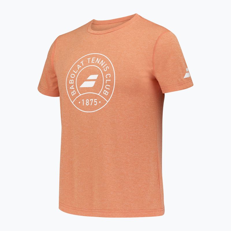 Мъжка тениска Babolat Exercise Graphic vibrant orange hthr 2