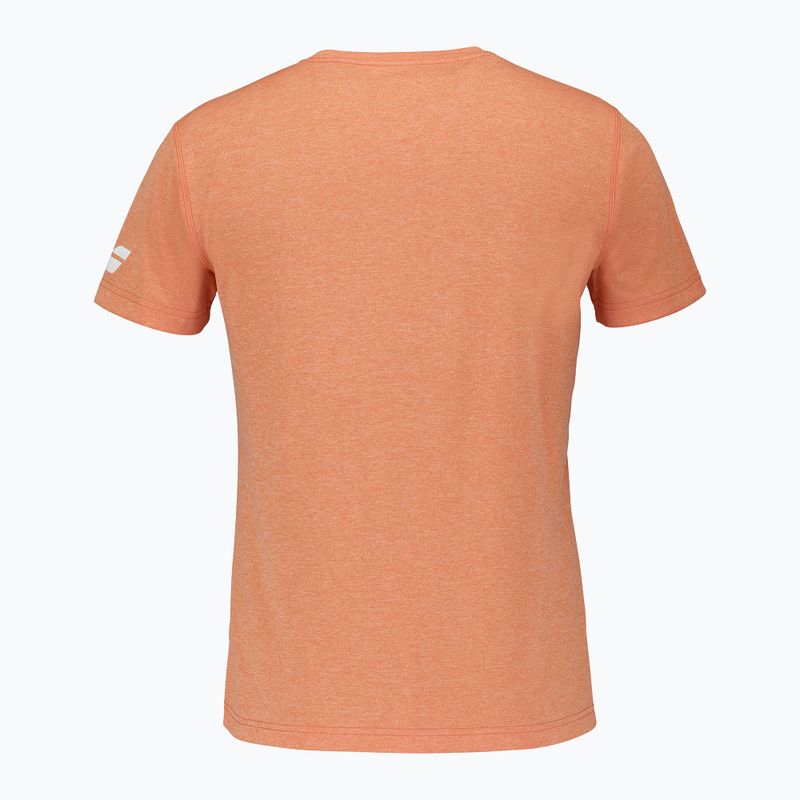 Мъжка тениска Babolat Exercise Graphic vibrant orange hthr 3
