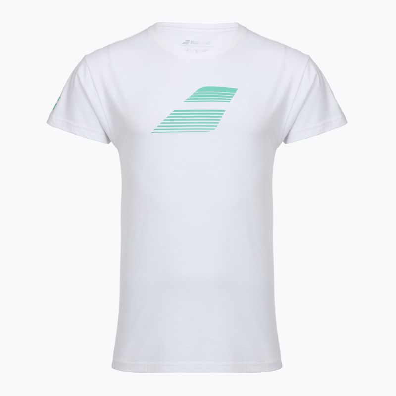 Мъжка тениска Babolat Exercise Big Flag white/white
