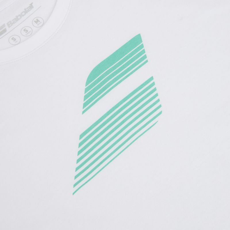 Мъжка тениска Babolat Exercise Big Flag white/white 3