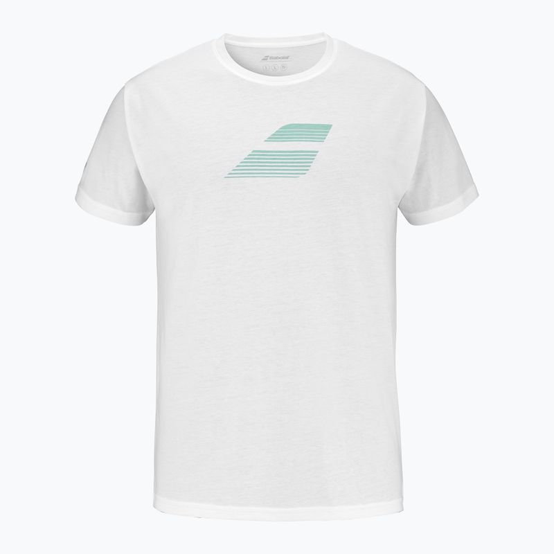 Мъжка тениска Babolat Exercise Big Flag white/white
