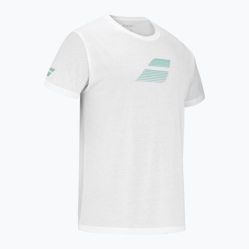 Мъжка тениска Babolat Exercise Big Flag white/white 2