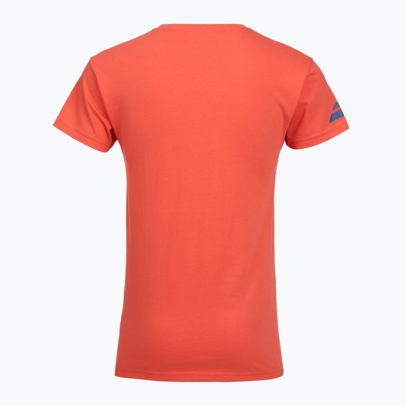 Мъжка тениска Babolat Exercise Big Flag hot coral 2