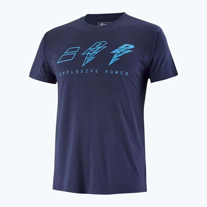 Мъжка тениска Babolat Drive Cotton heritage blue 3