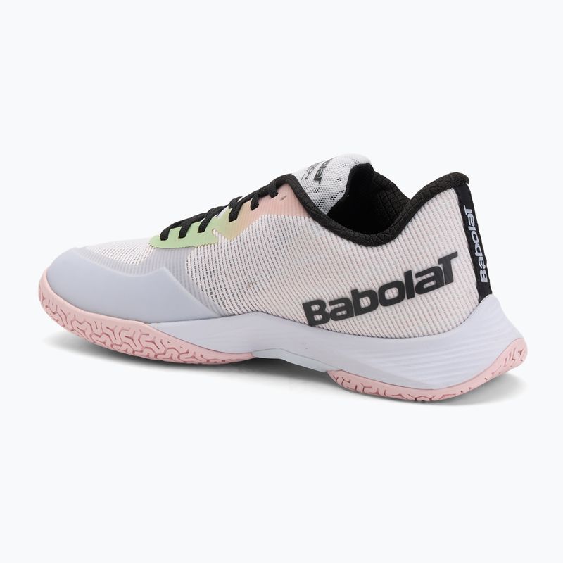 Обувки за бадминтон Babolat Shadow Spirit 2 W white/white 3