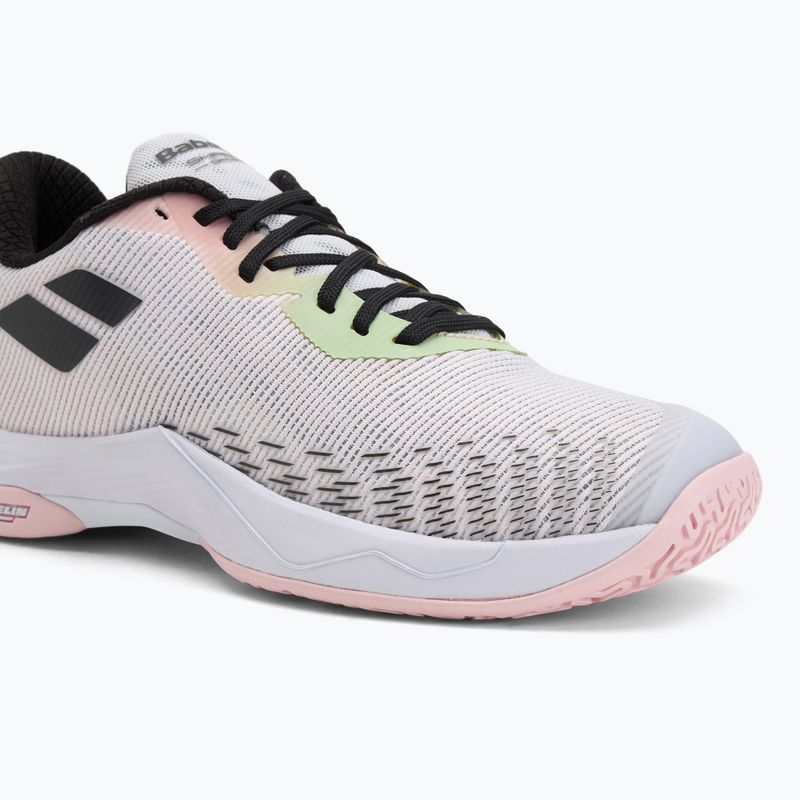 Обувки за бадминтон Babolat Shadow Spirit 2 W white/white 7
