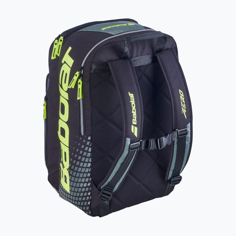 Раница за тенис Babolat Pure Aero 40 l metallic grey/black/fluo yellow 2