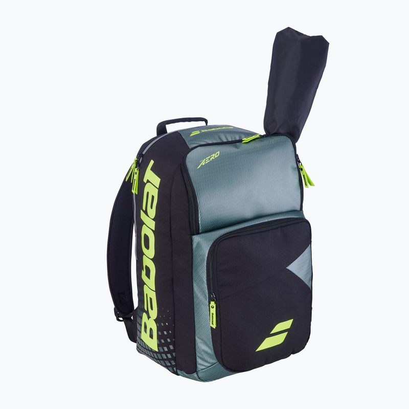 Раница за тенис Babolat Pure Aero 40 l metallic grey/black/fluo yellow 3