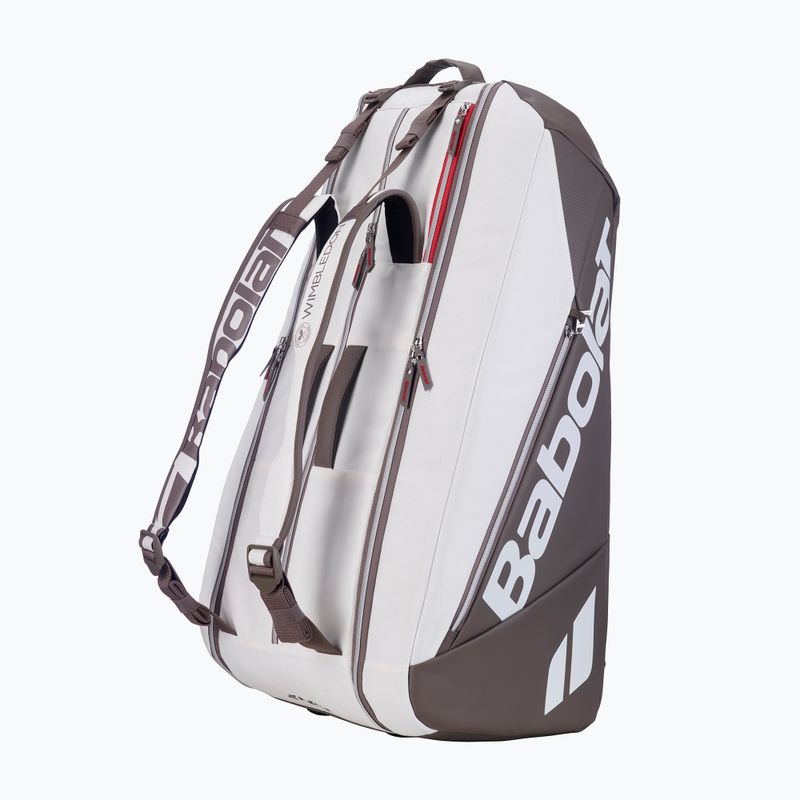 Тенис чанта Babolat RH9 Pure Wimbledon 80 l white/dark beige 2