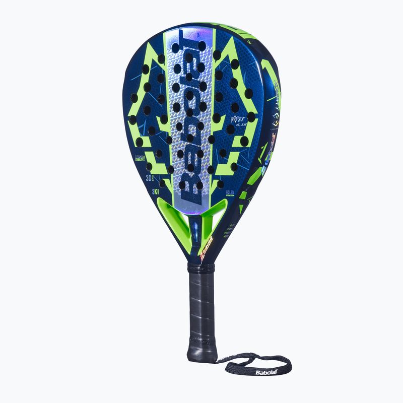 Ракета за падел Babolat Viper Juan Lebron 3.0 FW blue depths/green flash 2