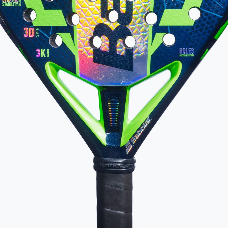 Ракета за падел Babolat Viper Juan Lebron 3.0 FW blue depths/green flash 4