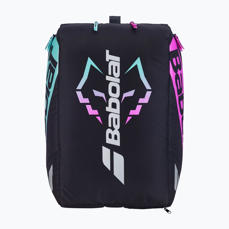 Чанта за падел Babolat RH Pro Padel Juan Lebron black/purple/light green 3