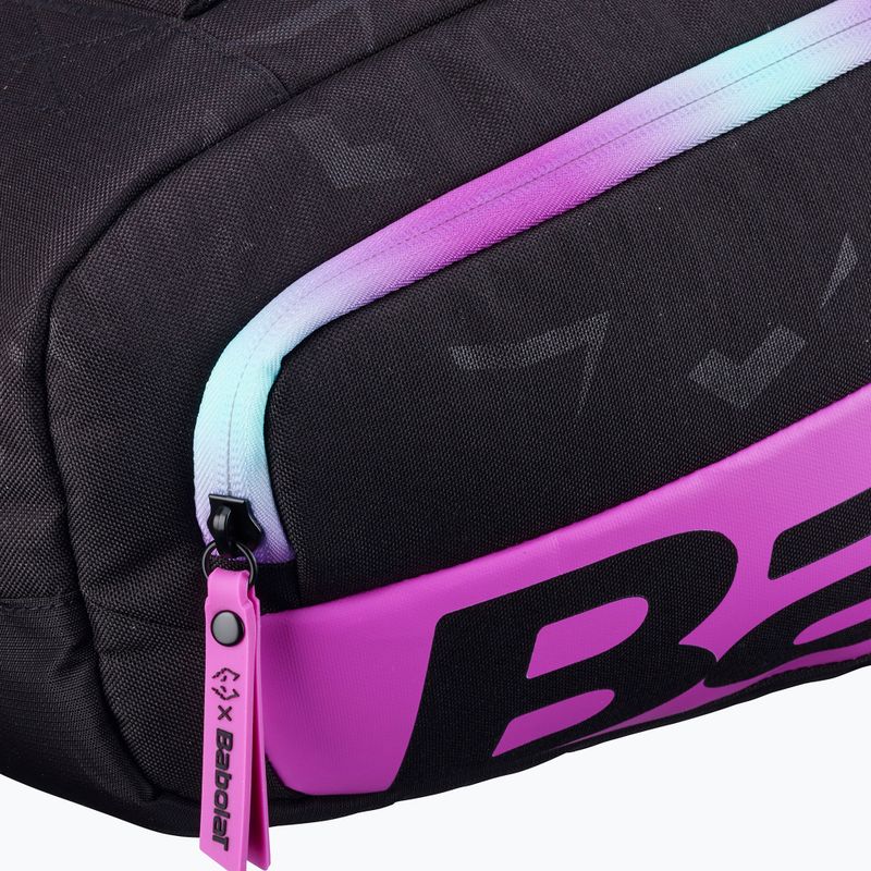Чанта за падел Babolat RH Pro Padel Juan Lebron black/purple/light green 4