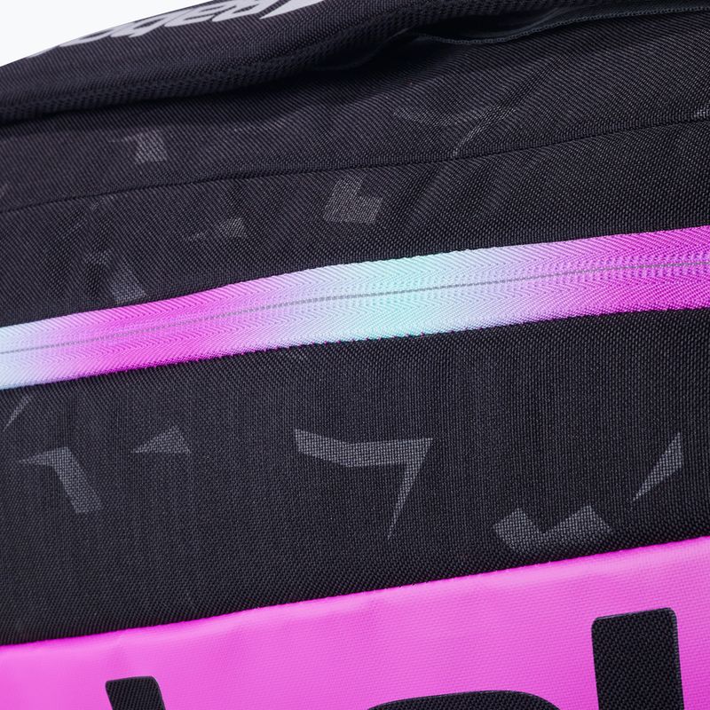 Чанта за падел Babolat RH Pro Padel Juan Lebron black/purple/light green 5
